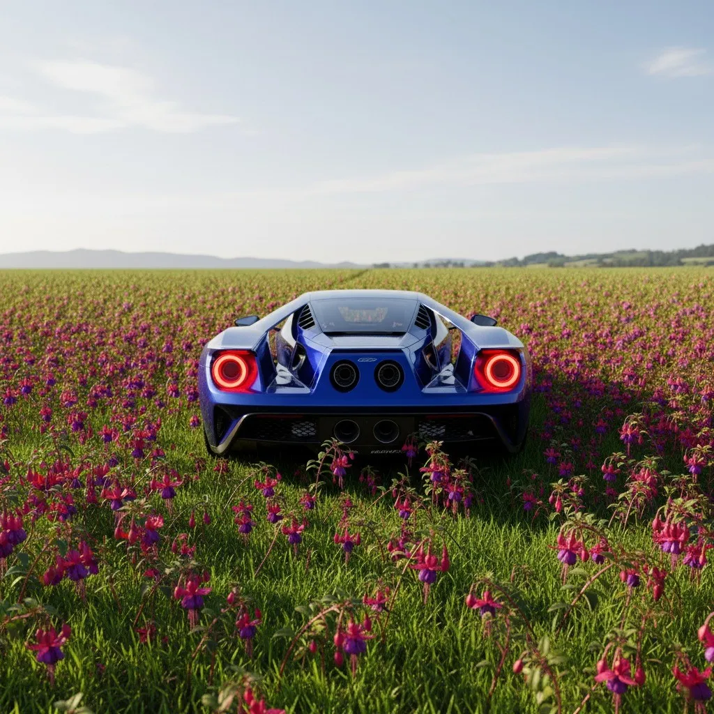 Ford GT "Fuschia" Edition Rear